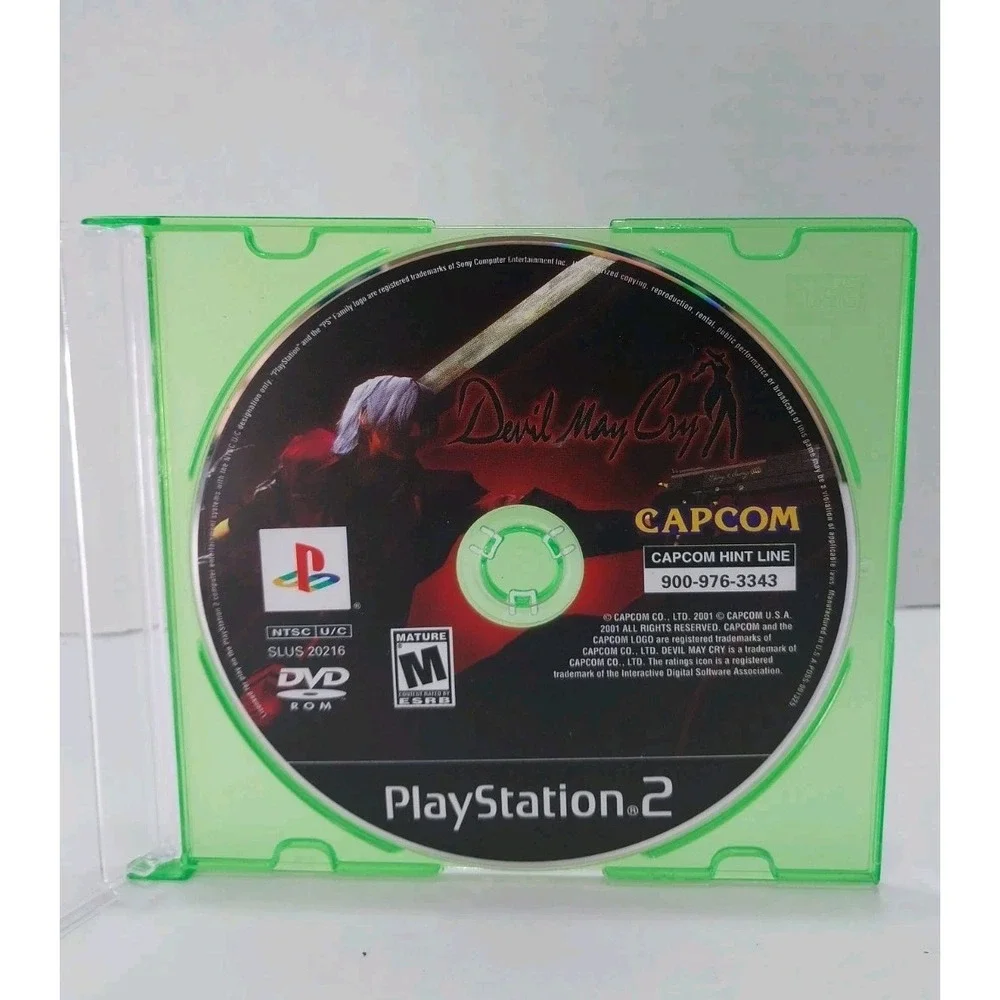 Devil May Cry (Sony PlayStation 2, 2001) PS2 Disc Only Tested Working Fast Ship